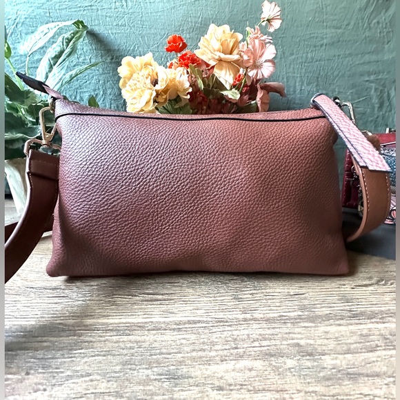 Steve Madden Crossbody Hobo Bag Purse w/Sakroots Wallet - Earth Tone Bag - Picture 2 of 12